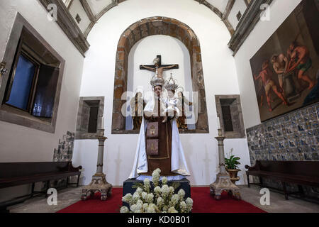 Altare laterale nella chiesa cattedrale, cattedrale, Sé Catedral, Igreja de santissimo salvador da sé, vista interna Foto Stock