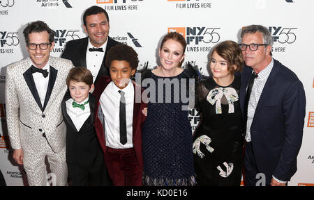 New york-Ott 07: il cast di 'wonderstruck' assiste la premiere al 55th new york film festival di Alice Tully Hall presso il Lincoln Center il 7 ottobre Foto Stock