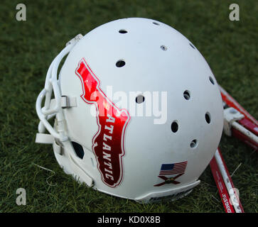 Ncaafb. Il 7 ottobre, 2017. Florida Atlantic University gufi vs Old Dominion monarchi a SB Ballard Stadium in Norfolk, Virginia Florida Atlantic beat Old Dominion 58-28. Jen Hadsell/CSM/Alamy Live News Foto Stock