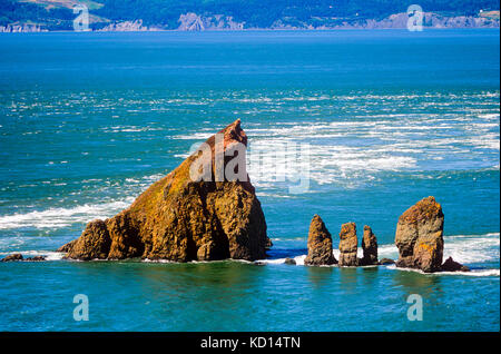 Cape split, baia di Fundy, Nova Scotia, Canada Foto Stock