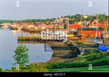 Lunenburg, sito patrimonio mondiale dell'unesco, Nova Scotia, Canada Foto Stock