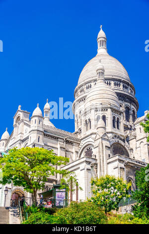 Sacré-Coeur basilica di Parigi Foto Stock