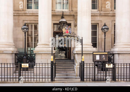 La Law Society edificio ingresso facciata, 113 Chancery Lane, Città di Londra, Regno Unito Foto Stock