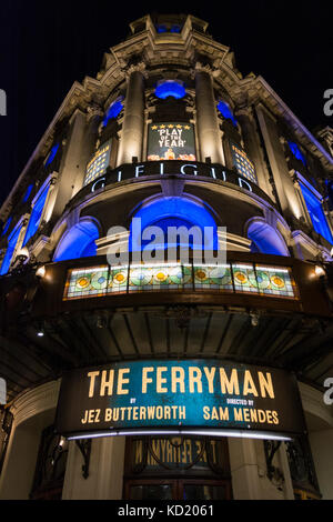 Il traghettatore di anime al Gielgud Theatre su Shaftesbury Avenue nella City of Westminster, Londra, Regno Unito Foto Stock