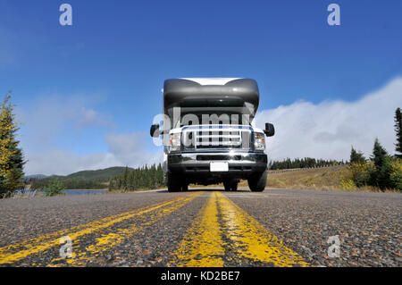 Roadtrip con camper in estate indiana Québec Canada Foto Stock