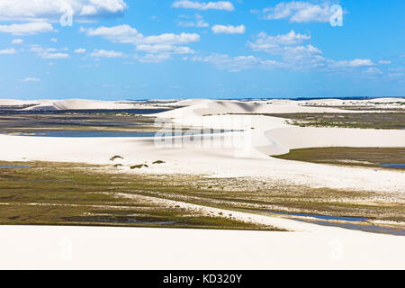 Le dune di sabbia, Parco Nazionale di Jericoacoara, Ceara, Brasile, Sud America Foto Stock