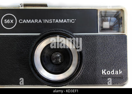 Kodak instamatic fotocamera in plastica, close-up Foto Stock