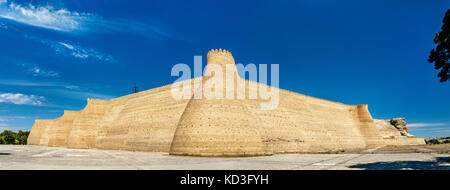Vista della fortezza di arca a Bukhara, Uzbekistan Foto Stock