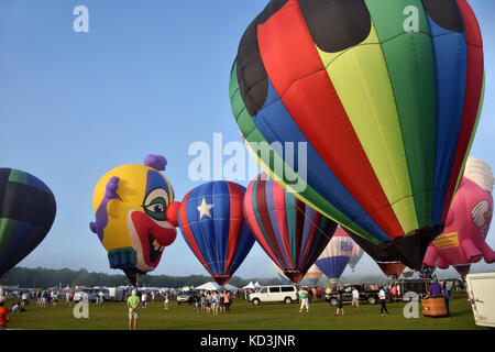Immokalee - 11 aprile: colorati aria calda ballons prendere un volo la mattina di aprile 11, 2015 in immokalee florida. La città ospita annualmente un palloncini ov Foto Stock