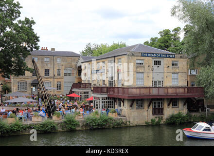 La testa del fiume public house, Oxford Foto Stock