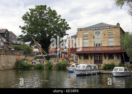 La testa del fiume public house, Oxford Foto Stock