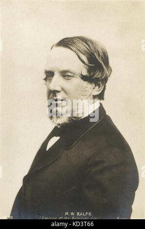 Michael William Balfe- ritratto. Compositore irlandese, 1808-1870. Foto Stock