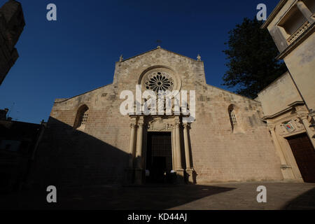 Cattedrale di Otranto facciata ovest,otranto,Puglia,Italia Foto Stock