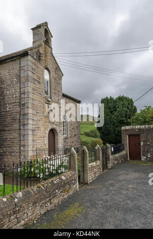 Regno chiesa riformata nel remoto villaggio di keld in swaledale superiore, North Yorkshire, Inghilterra. Foto Stock