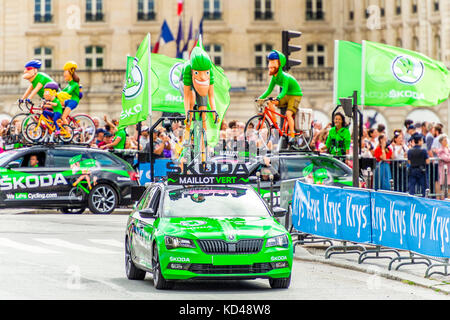 Ultima tappa a Parigi del Tour de France 2017 Foto Stock