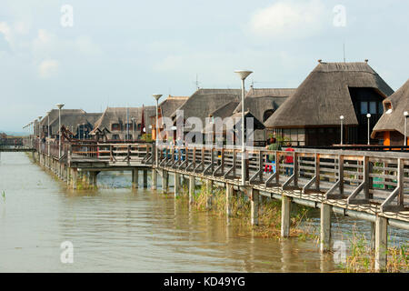 Ungarn, Westungarn, Fertörakos (Kroisbach) am Neusiedler See Foto Stock