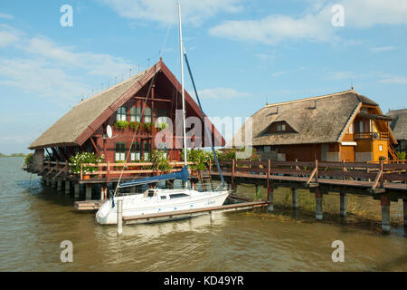 Ungarn, Westungarn, Fertörakos (Kroisbach) am Neusiedler See Foto Stock