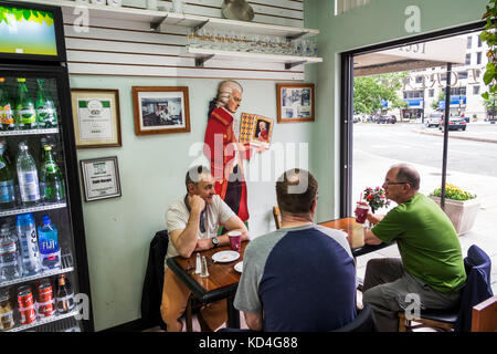 Washington DC, District of Columbia, Cafe Mozart, ristoranti, ristoranti, ristoranti, ristoranti, ristoranti, ristoranti, ristoranti, bar, bistrot, cucina tedesca, mercato, interni insi Foto Stock