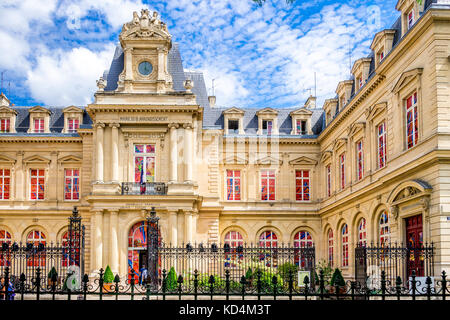 Mairie du 3e arrondissement, o il Municipio del 3° arrondissement di Parigi, Francia Foto Stock