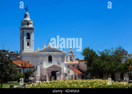 Chiesa Iglesia de Nuestra Señora del Pilar accanto al cimitero di Recoleta, Barrio Norte, Buenos Aires, Argentina, Sud America Foto Stock