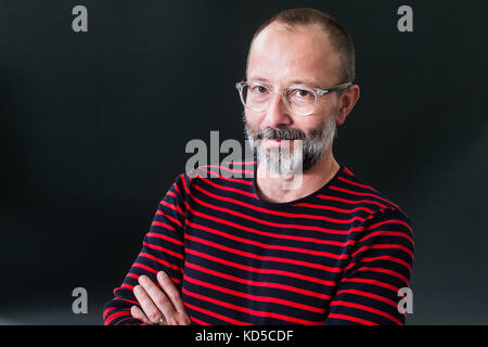 Tom dyckhoff assiste un photocall durante l'Edinburgh International book festival il 12 agosto 2017 a Edimburgo, Scozia. Foto Stock