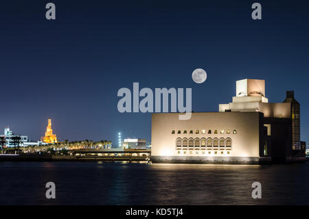 Il Museo di Arte Islamica di Doha in Qatar Foto Stock