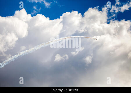 Irriconoscibile aereo su airshow di Foto Stock