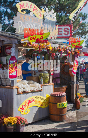 Il food court al fryeburg fair, fryeburg, Maine, Stati Uniti d'America Foto Stock