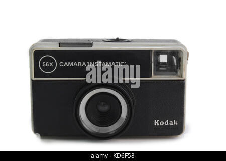 Kodak instamatic fotocamera, close-up. Foto Stock