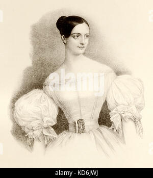 Fanny Elssler, 1830. La ballerina austriaca, 1810-1884. Foto Stock