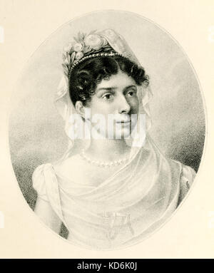 Angelica Catalani, prima London 'Susanna' (Figaro). Una delle più pagate primedonne al momento. Soprano Italiano, 1780-1849. Foto Stock