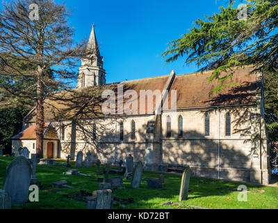 Chiesa Parrocchiale di San Giovanni Battista presso il Vescovo Monkton North Yorkshire, Inghilterra Foto Stock