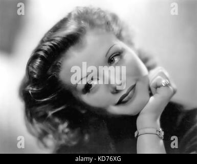 Simone SIMON (1910-2005) attrice di film francese circa 1935 Foto Stock