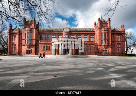 La Whitworth Gallery è uno dei principali galleria d'arte a Manchester, Regno Unito Foto Stock