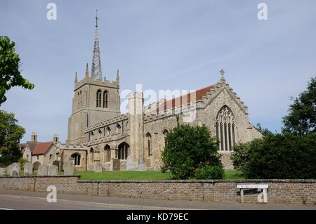 St Marys Chiesa, Guilden Morden, Cambridgeshire Foto Stock