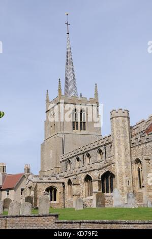 St Marys Chiesa, Guilden Morden, Cambridgeshire Foto Stock