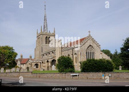 St Marys Chiesa, Guilden Morden, Cambridgeshire Foto Stock