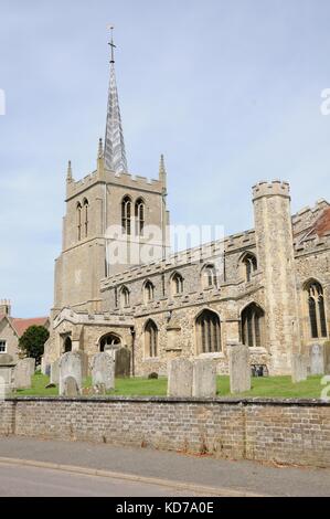 St Marys Chiesa, Guilden Morden, Cambridgeshire Foto Stock