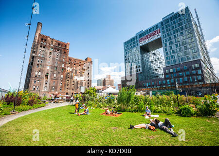 Nord fattorie di Brooklyn, New York City Foto Stock