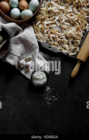 Pasta fresca Foto Stock