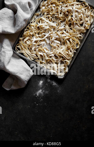 Pasta fresca Foto Stock