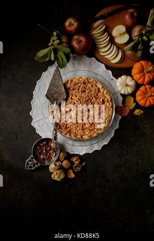 Torta di mele Foto Stock