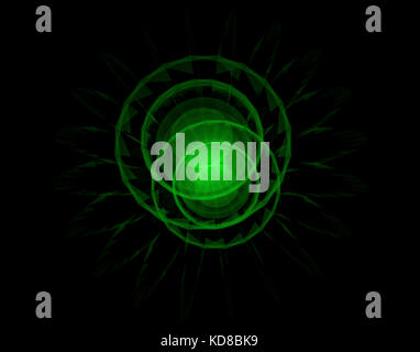 La fusione nucleare e ad alta potenza il concetto di energia Foto Stock