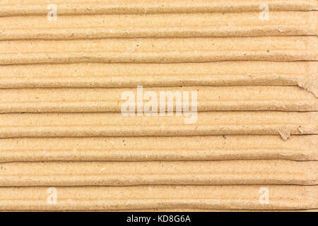 Brown in cartone ondulato utile come sfondo Foto Stock
