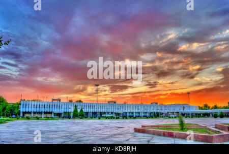 Posta centrale di navoi, Uzbekistan Foto Stock