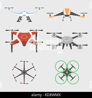 Drone icona vettore. innovative e macchinari ad alta tecnologia. Illustrazione Vettoriale