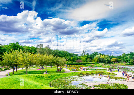 Parc Floral de Paris è un parco pubblico e giardino botanico situato entro il Bois de Vincennes nel dodicesimo arrondissement di Parigi, Francia Foto Stock