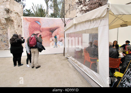 Fotomosaico da joan fontcuberta. Barcelona Foto Stock