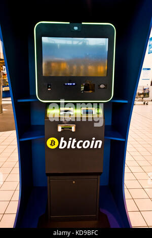 Bitcoin ATM macchina distributore Foto Stock