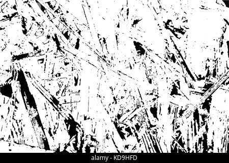 Monocromatico abstract Vector grunge texture. Il bianco e il nero illustrazione. schizzo abstract per creare effetto invecchiato. overlay angoscia design granella. s Illustrazione Vettoriale